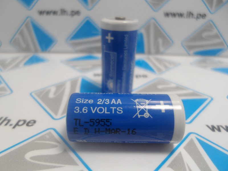 TL-5955     Sonnecell TL-5955 2/3AA Germany sunshine Sonnenschein lithium battery 3.6 V